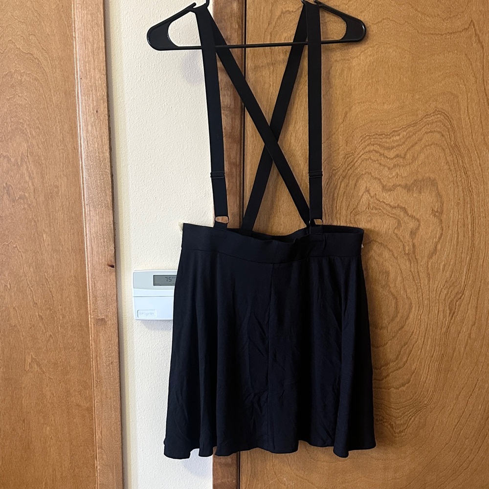 Black Suspender Skirt